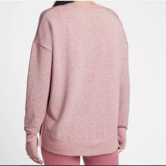 Athleta Balance Pullover Crew Neck Sweater Pink size Medium - Picture 11 of 11